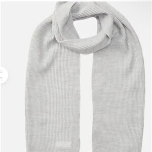 PINK Gray Knit Scarf
